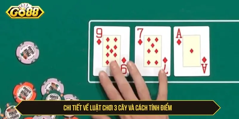 Luật Chơi 3 Cây GO88 Và Bí Kíp Đánh Bại Mọi Đối Thủ Chi tiết về luật chơi 3 cây và cách tính điểm